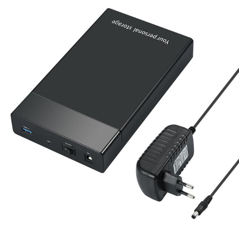 3,5 zoll SATA USB 3,0 5Gbps Handy, Mobiltelefon Festplatte mit LED-anzeige für Computer: EU Stecker