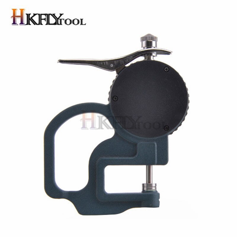 Jauge d'épaisseur de cadran de haute précision 0-10mm 0.01mm, testeur de boîtier en cuir et métal, outils d'instruments de mesure de largeur plate