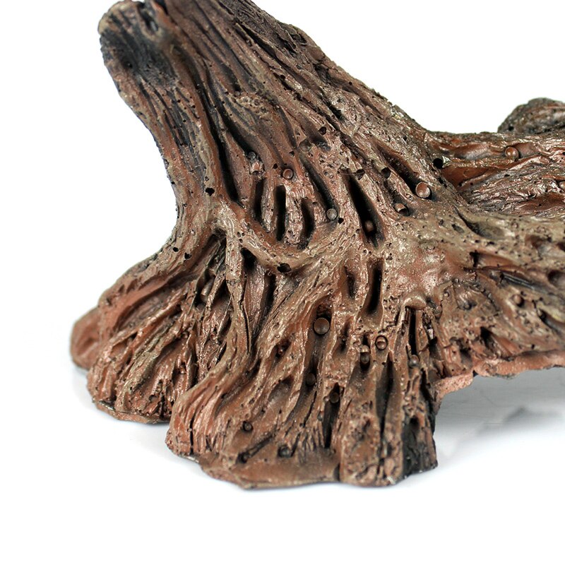 Ökologischen Harz Berg Fisch Spielen Baum Haus Aquarium Ornament Hohl See Protokoll Baum Tunnel Höhle Aquarium Dekoration