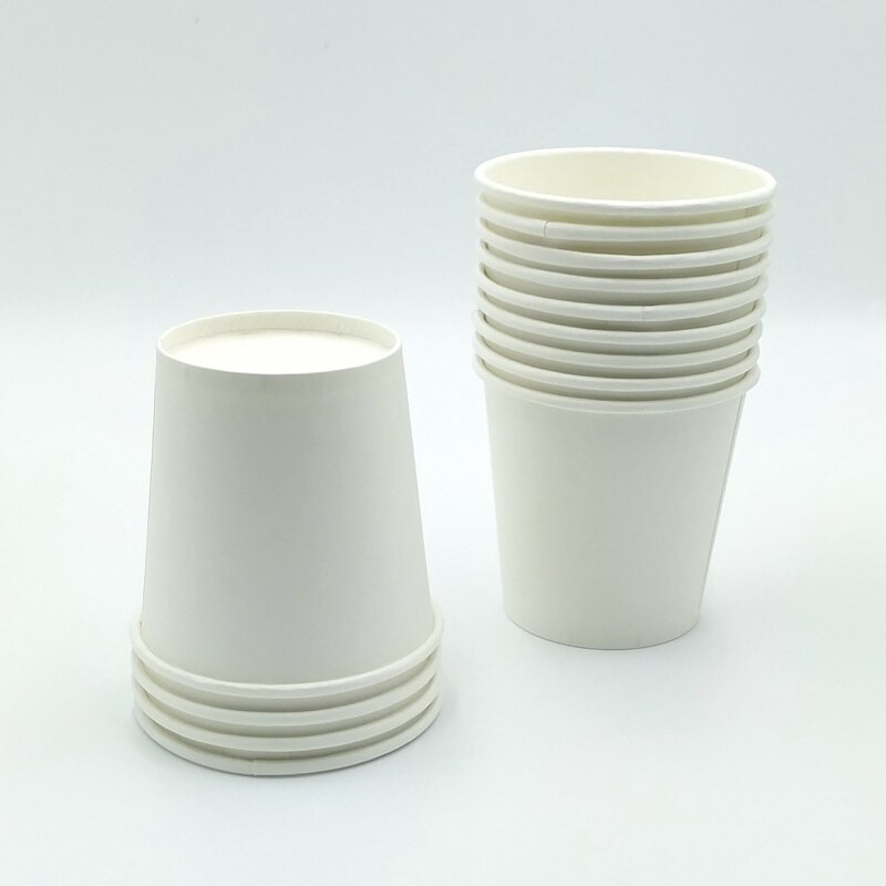 30pcs White Paper Cups, Small Disposable Bathroom,... – Grandado
