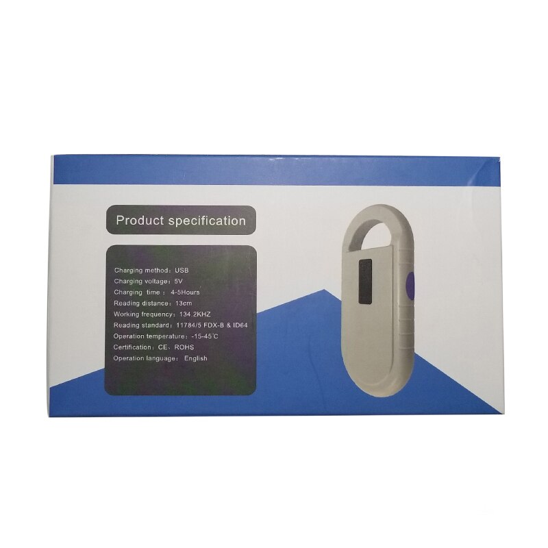 ICAR FDX-B Animal Microchip reader Portable OLED pet dog cat scanner handheld reader