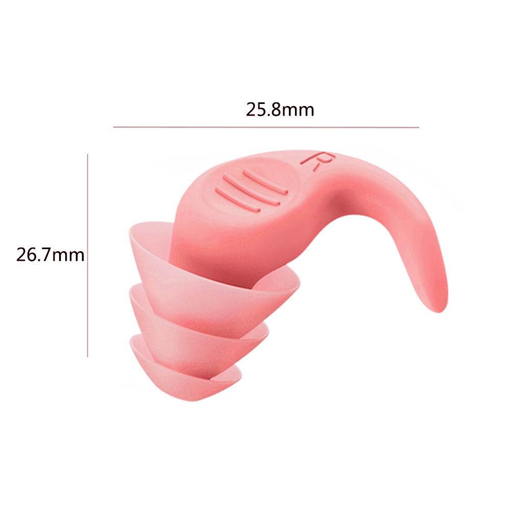 1 Paar Ohrstöpsel zum Schwimmen, Ergonomie, wiederverwendbar, Wassersport, Meer, Schwimmbad, Zubehör, wasserdicht, weiche Ohrstöpsel, Geräuschreduzierung