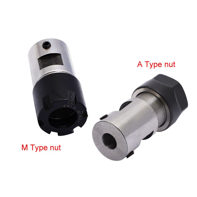 1pc ER11 Spannzange Motorwelle Verlängerung Stange Spindel Drehmaschine Werkzeuge 5mm 6,35mm 6mm 7MM 8MM 10MM Fräsen Langweilig C16-ER11A-35L