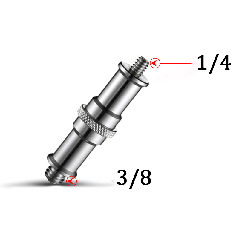 1/4 Śruba do kamery 3/8 cala Konwerter Śruby gwintowane Mocowanie lampy błyskowej Adapter gorącej stopki Statyw Gwint Statyw oświetleniowy Zestaw 1/4" 3/8": FIOLETOWY
