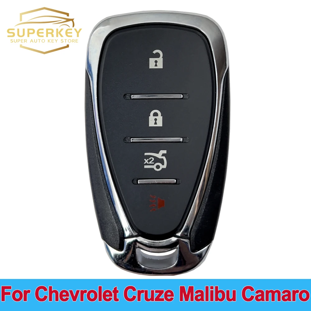 SUPERKEY 2/3/4/5 botones carcasa para llave remota Fob para Chevrolet Chevy Camaro Cruze Malibu Equinox