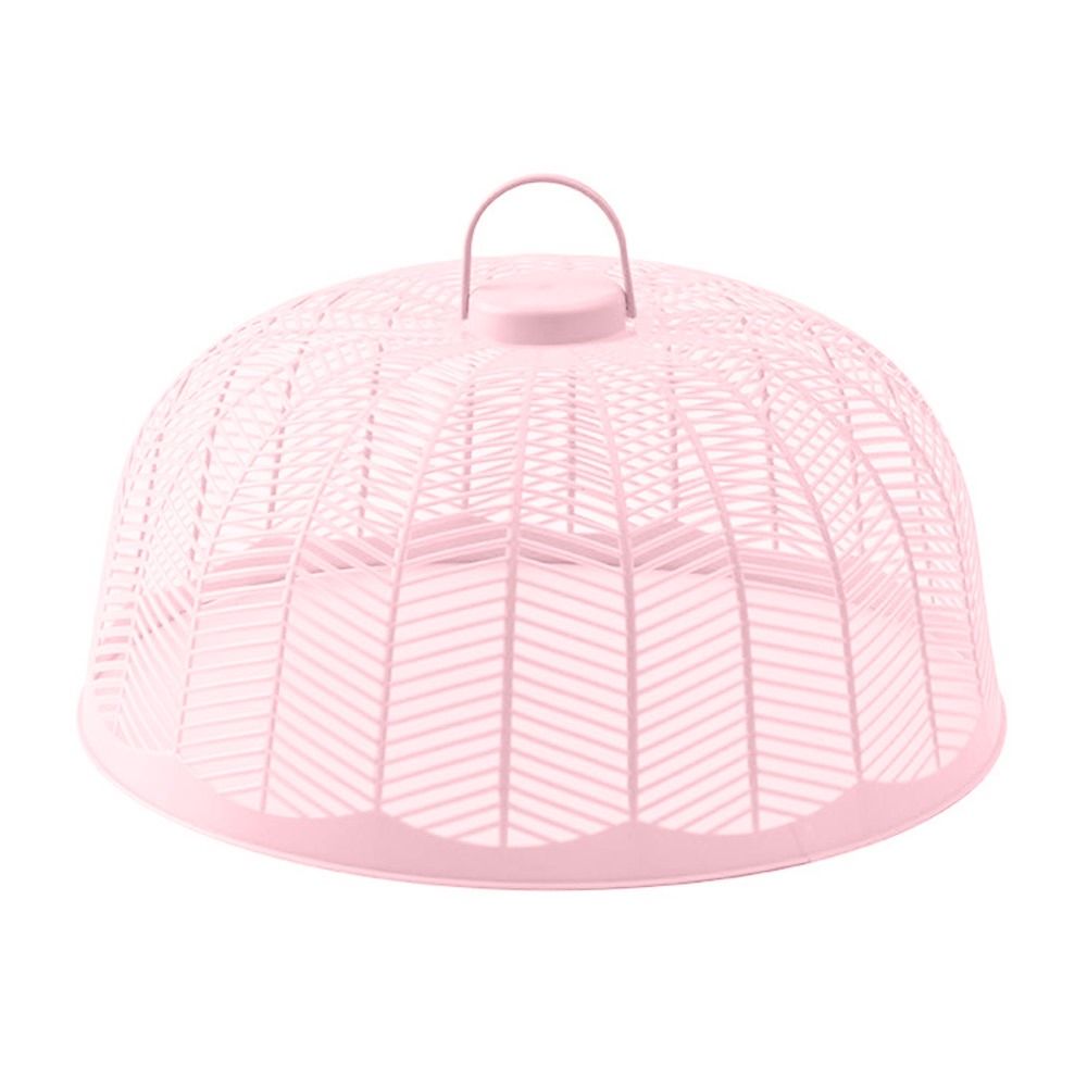 Collapsible Mesh Food Covers Anti-Flying Protective Food Tent Household Dish Lid Dining Table Insect Proof Cover: PURPLE
