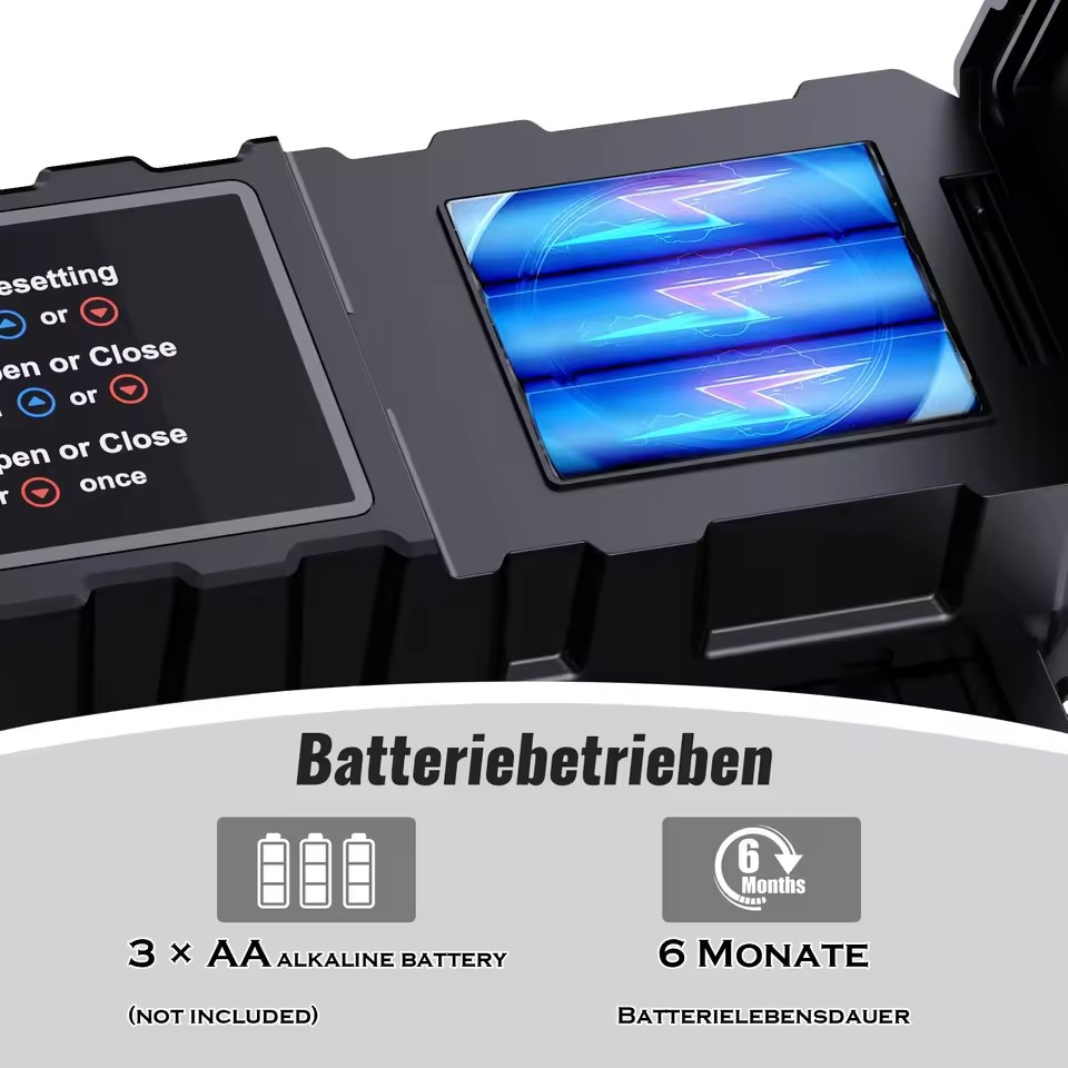 Aluminum Automatic Chicken Coop Door with Waterproof Large Display Timer Electric Chicken Duck Door Intelligent Pinch Protection