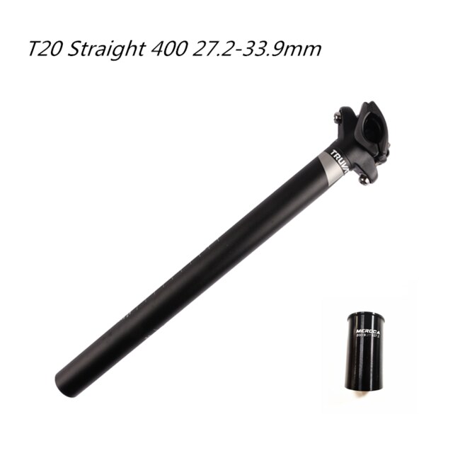 SRAM Truvativ T20 sztyca 350mm/400mm rower ze stopu aluminium Bicyle prosto/Setback siodło sztyca sztyca podsiodłowa: 400 27.2-33.9