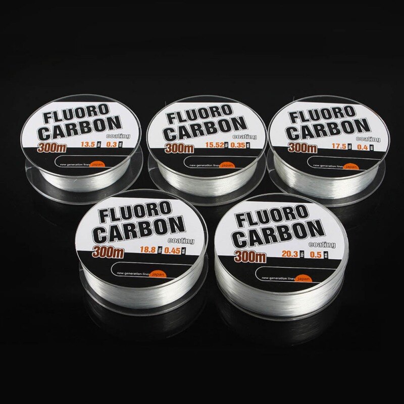 Hilo de pescar de 300M, accesorios de pesca, superpotencia, fuerte, recubierto de fluorocarbono, monofilamento, hilo de pescar líder: 3.0