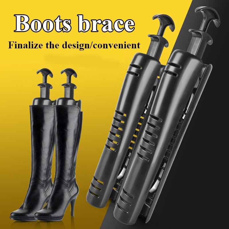 Soporte de plástico resistente para botas altas, accesorio portátil para botas, cómodo y cómodo, organizador para zapatos