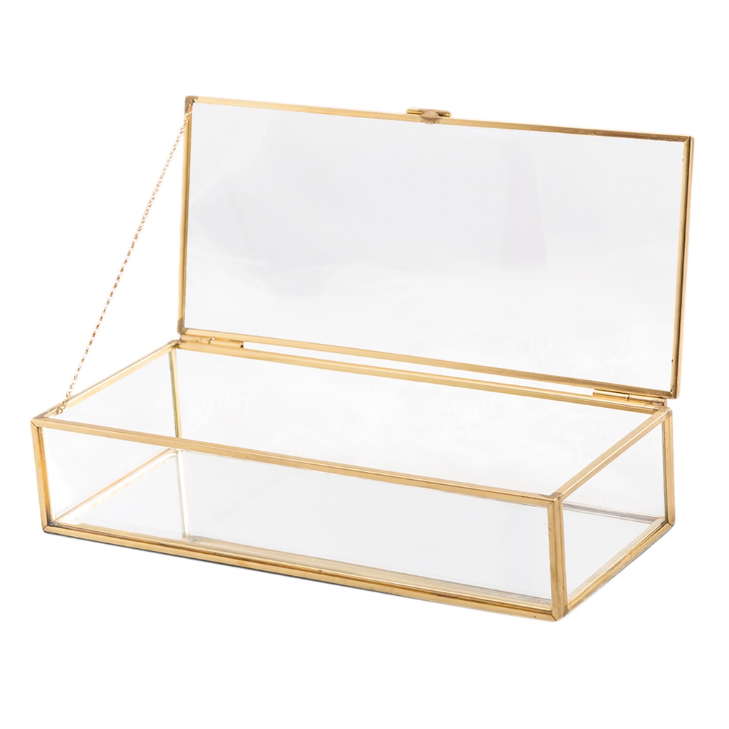 Smykkeskrin glas smykkeskrin arrangør displaystander til smykkebutik