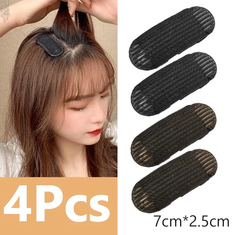 1 Juego de cojín para cabeza de pelo Puff, Base de pelo de volumen Invisible, pinza para el pelo esponjosa, almohadilla de esponja, moño, herramienta de Peinado DIY para mujeres y niñas: Verde