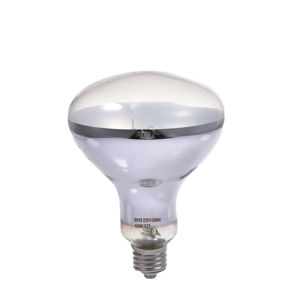 80w/100w/160w e27 uppvärmningslampa för husdjur, bländfri multifunktionell uva uvb fullspektrum uv-lampa glödlampa basking lampa för reptilanvändning: 160w