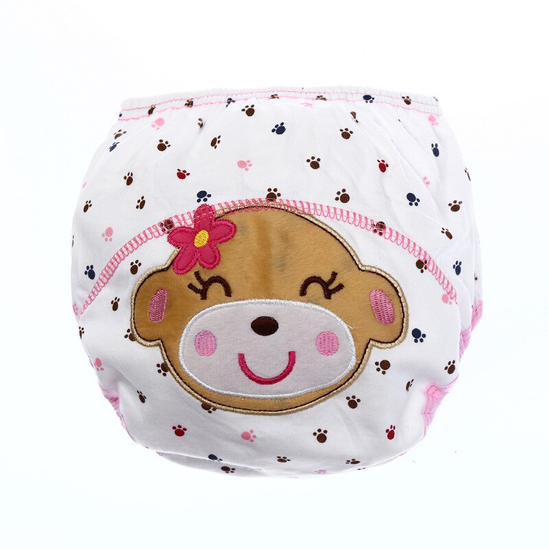 Dessin Animé mignon Bébé Couche-Culotte Formation Pantalon Sous-Vêtement Enfant Infantile Taille Haute Nappy Réutilisable Coton D'urine Étanche Couchage Pantalon