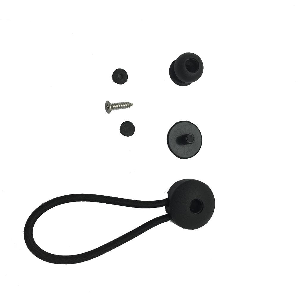 Zwarte schokkoord & sluiting voor canvas multifunctionele schokkoord & sluiting voor boot