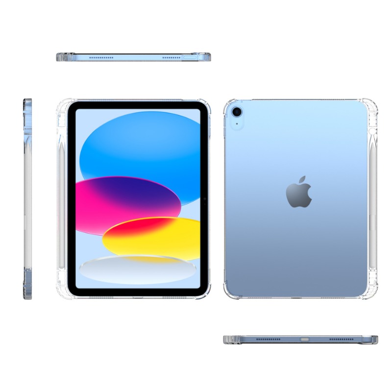 Voor Apple iPad 11th(A16)Generation2025 Clear Case A3354 11 "Zachte Airbag Met Potlood Houder Funda Voor iPad 10th 10.9 2022TPU shell