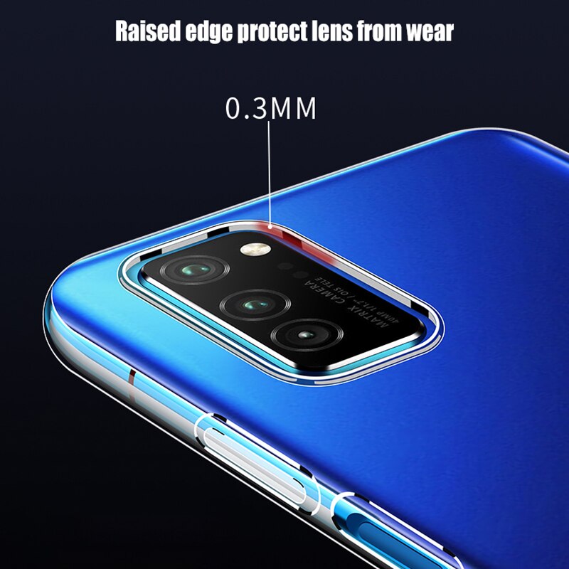 Funda trasera transparente 360 para Huawei Honor X10 X 10 Max Lite 5G, carcasa suave de TPU, Honor X10, 10X, a prueba de golpes