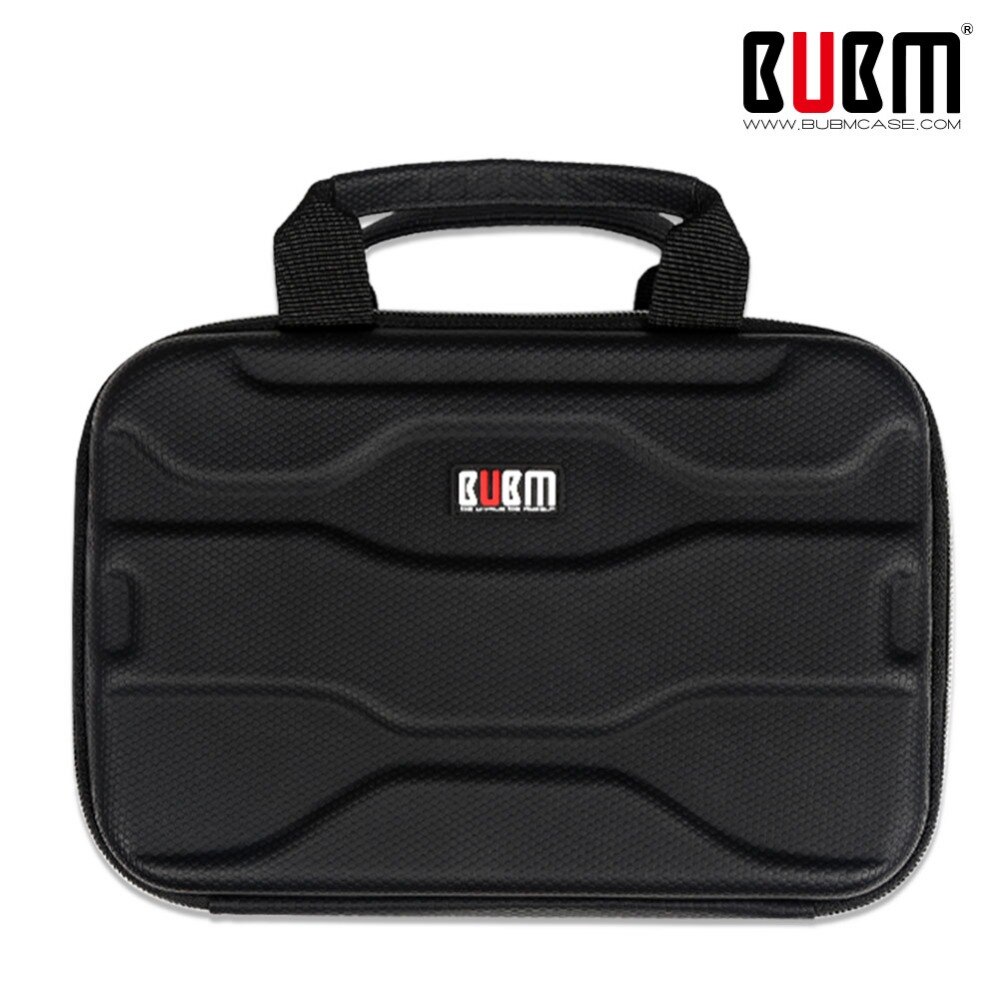 Bubm Capaciteit Uitbreiding Power Bank Bag Organizer Case Digitale Ontvangst Pakket Adapter Houder Handtas Travel Organizer Zwart