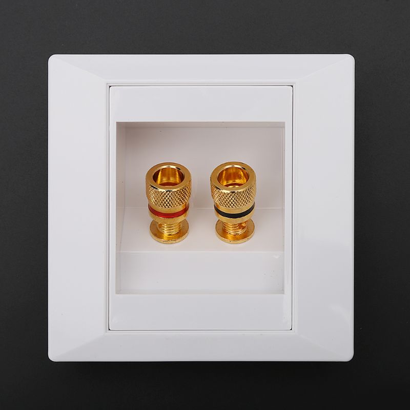 Wall Socket Audio Video Panel Speaker Junction Box Power Outlet