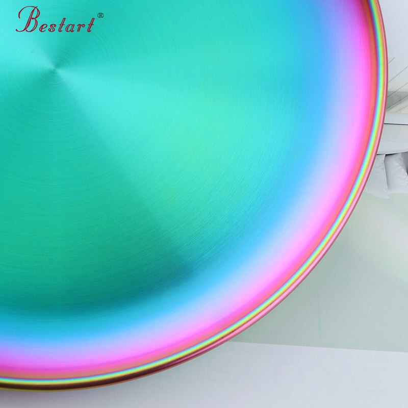 1 sztuk płyta grillowa okrągłe ze stali nierdzewnej grill koreańnarty płyta nie spalona nie-Stick piknik na świeżym powietrzu płyta grillowa