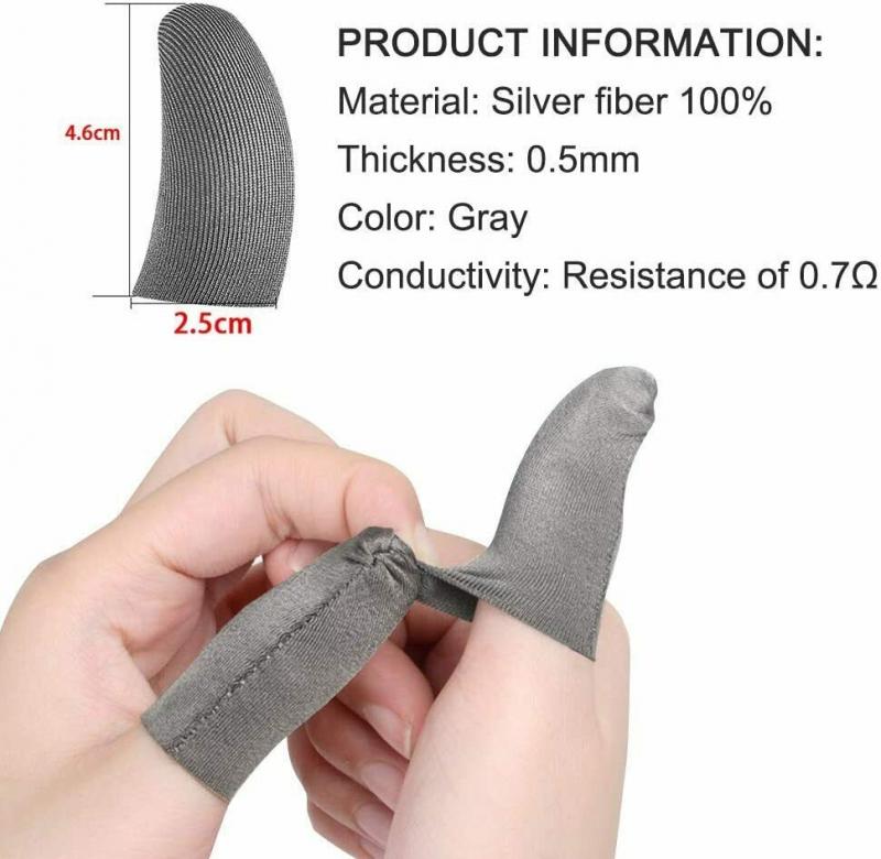 5 Paar Ademend Game Controller Vinger Cover Zweet Proof Gaming Vinger Handschoenen Non-Kras Mouw Gevoelige Nylon Mobiele Touch