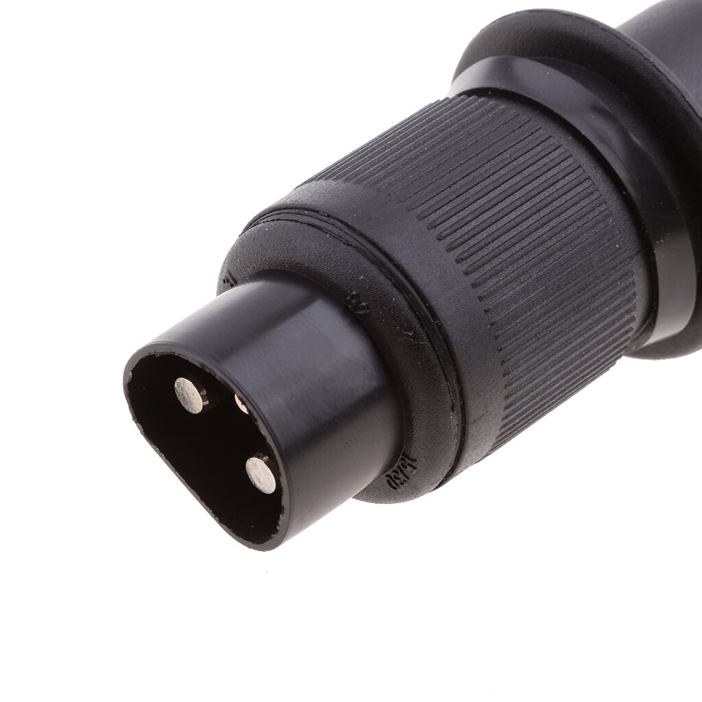 Vandtæt elektrisk kabel 3 -polet stik udendørs stikdåse 12v el -panelmonteret adapter ægte låsning