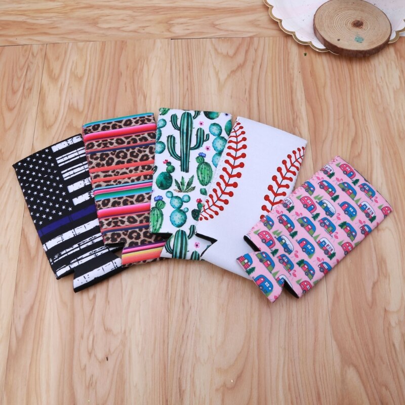 5 stk, perfekt til 12oz slanke dåsekøler neopren øl kølecover holdere sæt  r9jc