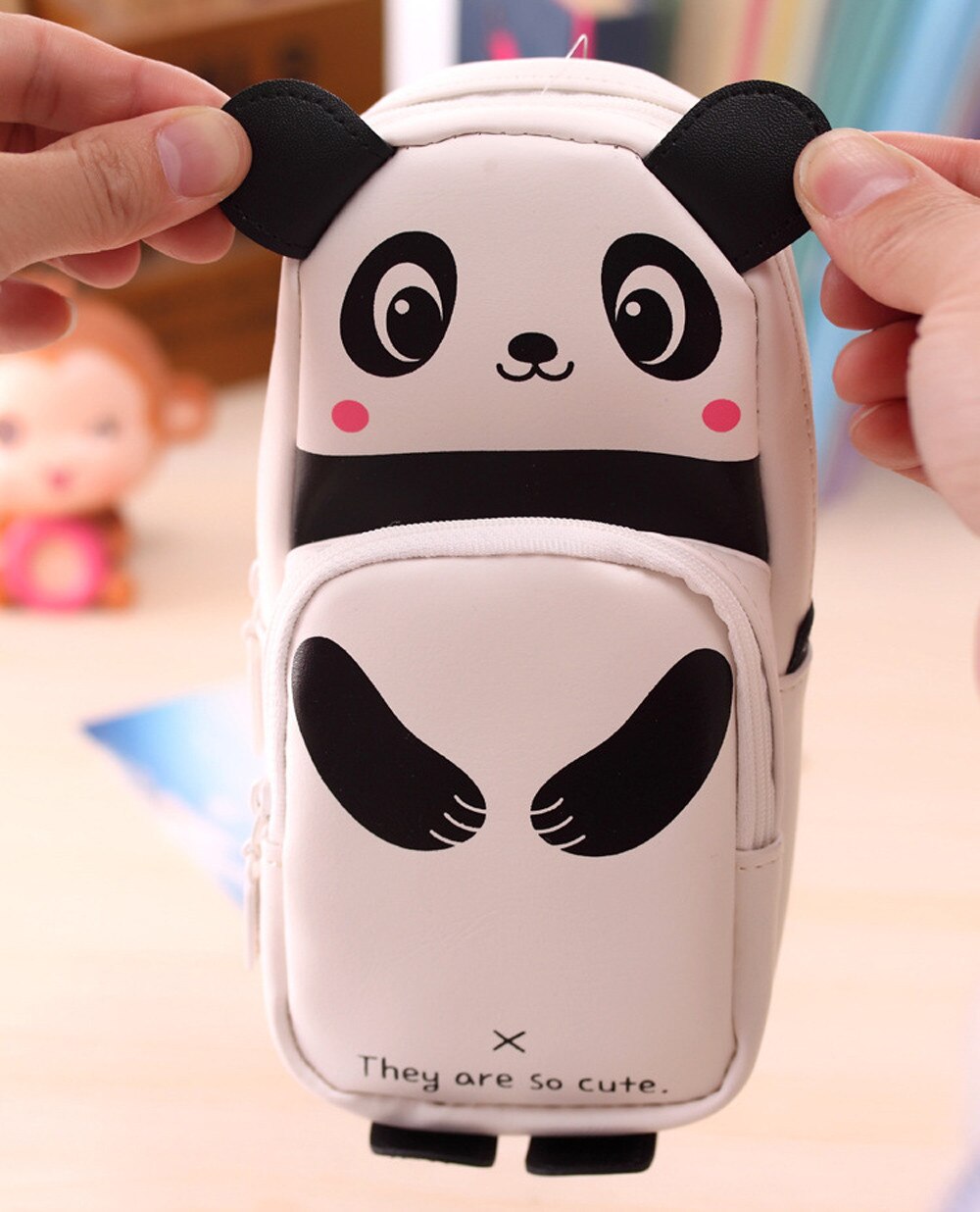 Cute Kawaii 3D Panda Pencil Case School Supplies Novelty Item Large Capacity School Supplies for Kids Multifunctional #1