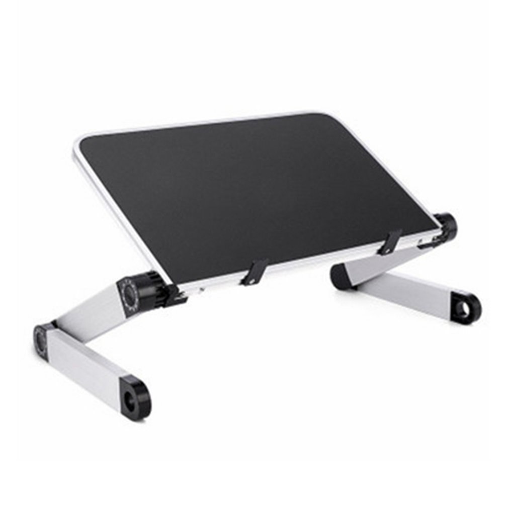Aluminum Alloy Laptop Portable Foldable Adjustable Laptop Desk Computer Table Stand Tray Notebook Lap PC Folding Desk Table