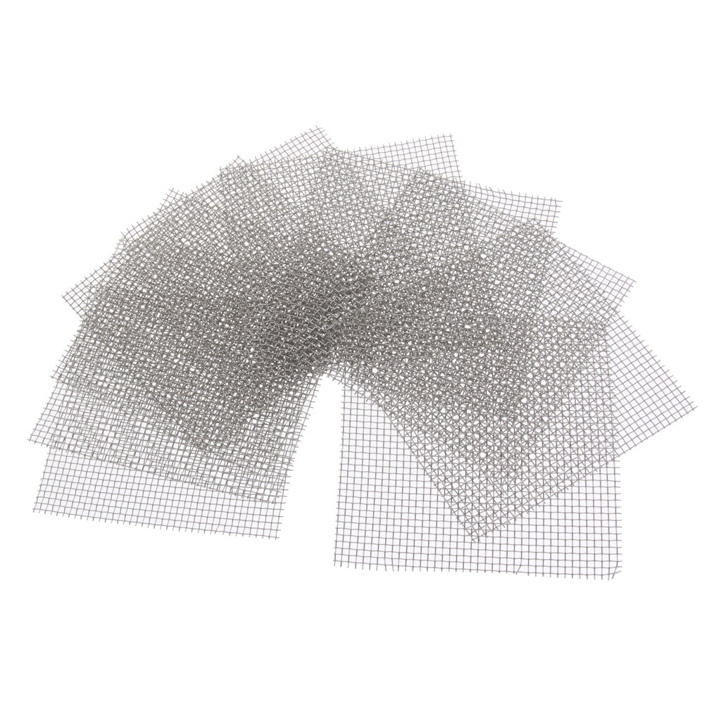 10x Stainless Steel Decorative Aquatic Moss Mesh For Aquarium Plants