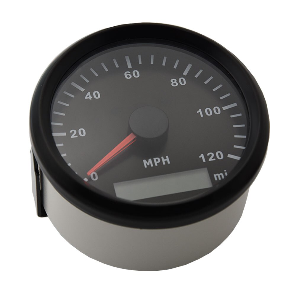 85mm 120MPH Waterproof GPS Speedometer Odometer Mileage Adjustable with Turn indicator Backlight for Car Motorcycle 9-32V: Default Title