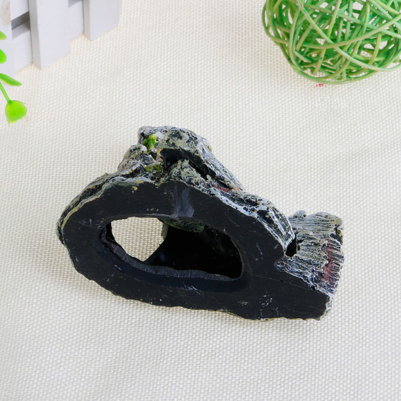 Berg Aussicht Aquarium Felsen Höhle Baum Brücke Aquarium Ornament Dekoration Dekor
