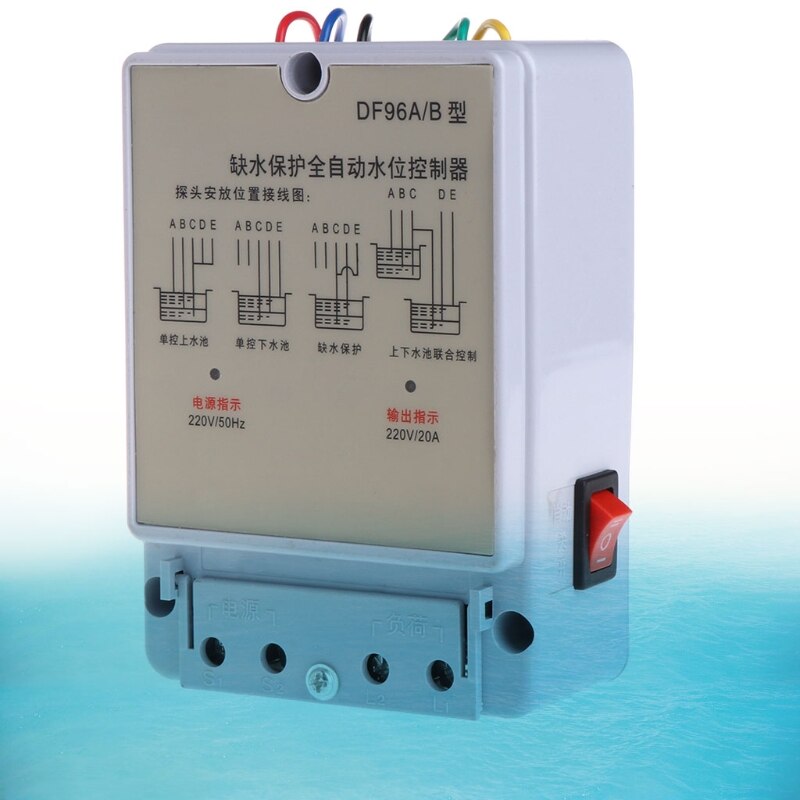 DF-96A/B Automatische Wasserstand Regler Pumpe Zisterne Auto Flüssigkeit Schalter 220V