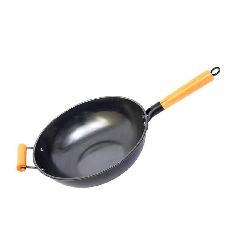 Traditionellen Chinesischen wok Gasherd Kessel Gusseisen Pfanne Küche Zubehör nicht Stock Kochen Topf Ollas De Cocina Kochgeschirr BC50