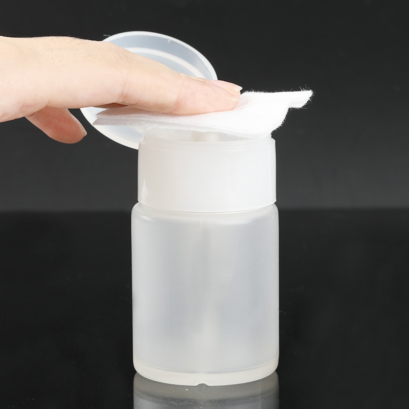Rosaling Plastic Lege Pomp Remover Dispenser Fles 1 Pcs Nail Gel Polish Verwijderen Nail Art Manicure Alcohol Clear Fles