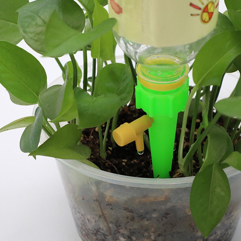 1Pc Auto Druppelsysteem Automatische Watering Spike Voor Planten Bloem Indoor Huishoudelijke Waterers Fles Druppelirrigatie