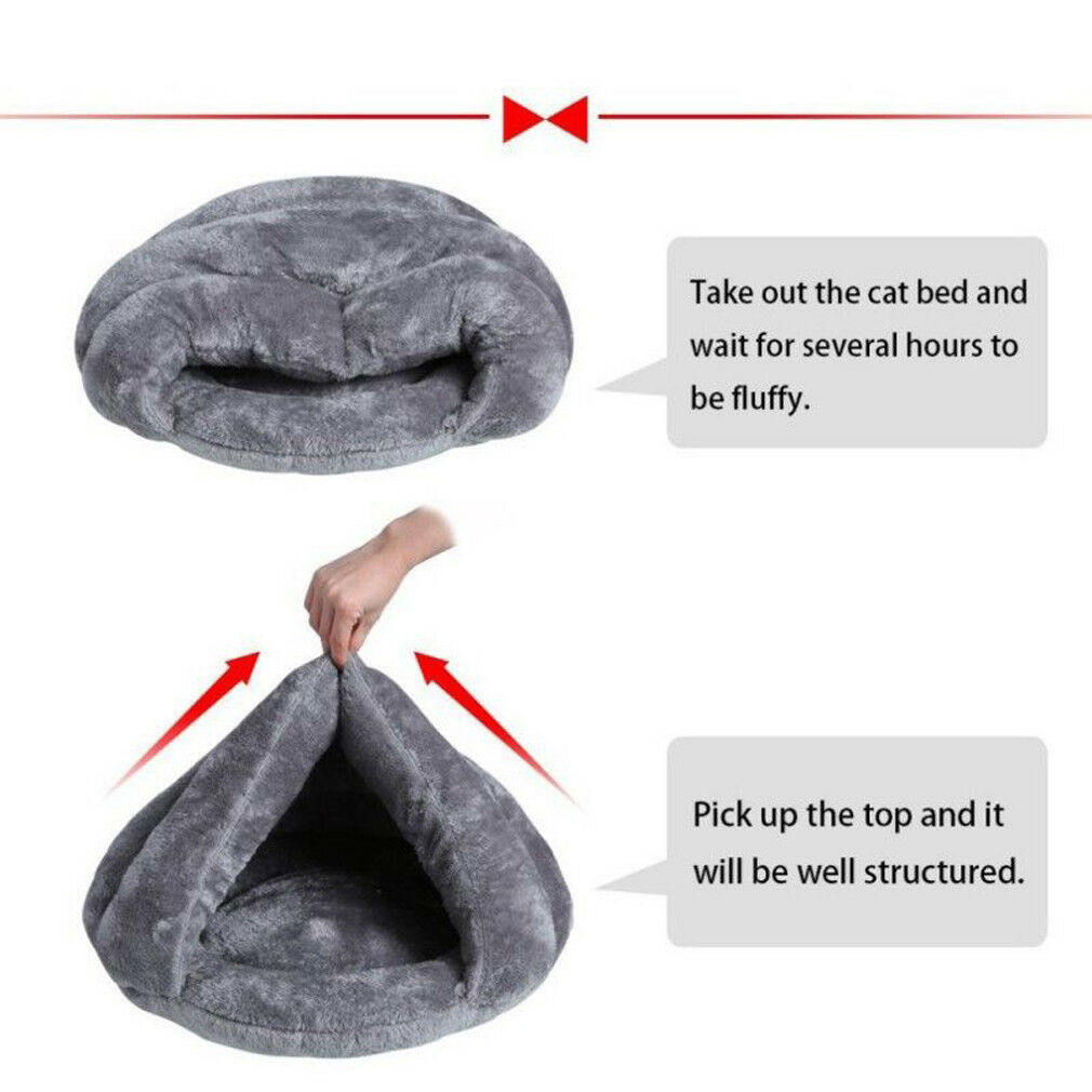 Sac de couchage pour animal domestique, nid doux et , pour chiens et chats, niche, maison, tapis de couchage, S L, 5 couleurs, hiver, et confortable,