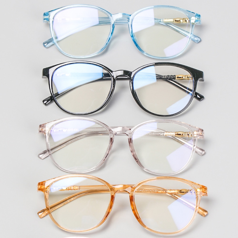 Retro transparante leesbril met heldere lenzen, montuur op sterkte, bril, brillen