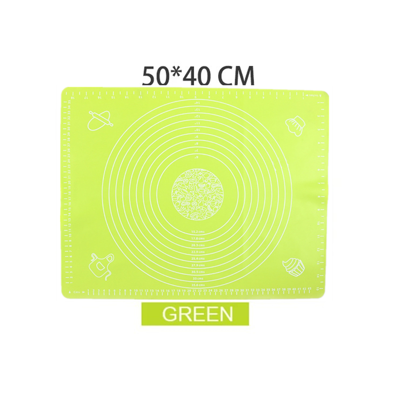 Estera de silicona para hornear, tapetes para masa para amasar, hoja para pastel de Pizza, utensilios para parrilla, utensilios para hornear, almohadilla de mesa, accesorios de pastelería de cocina: Borgoña