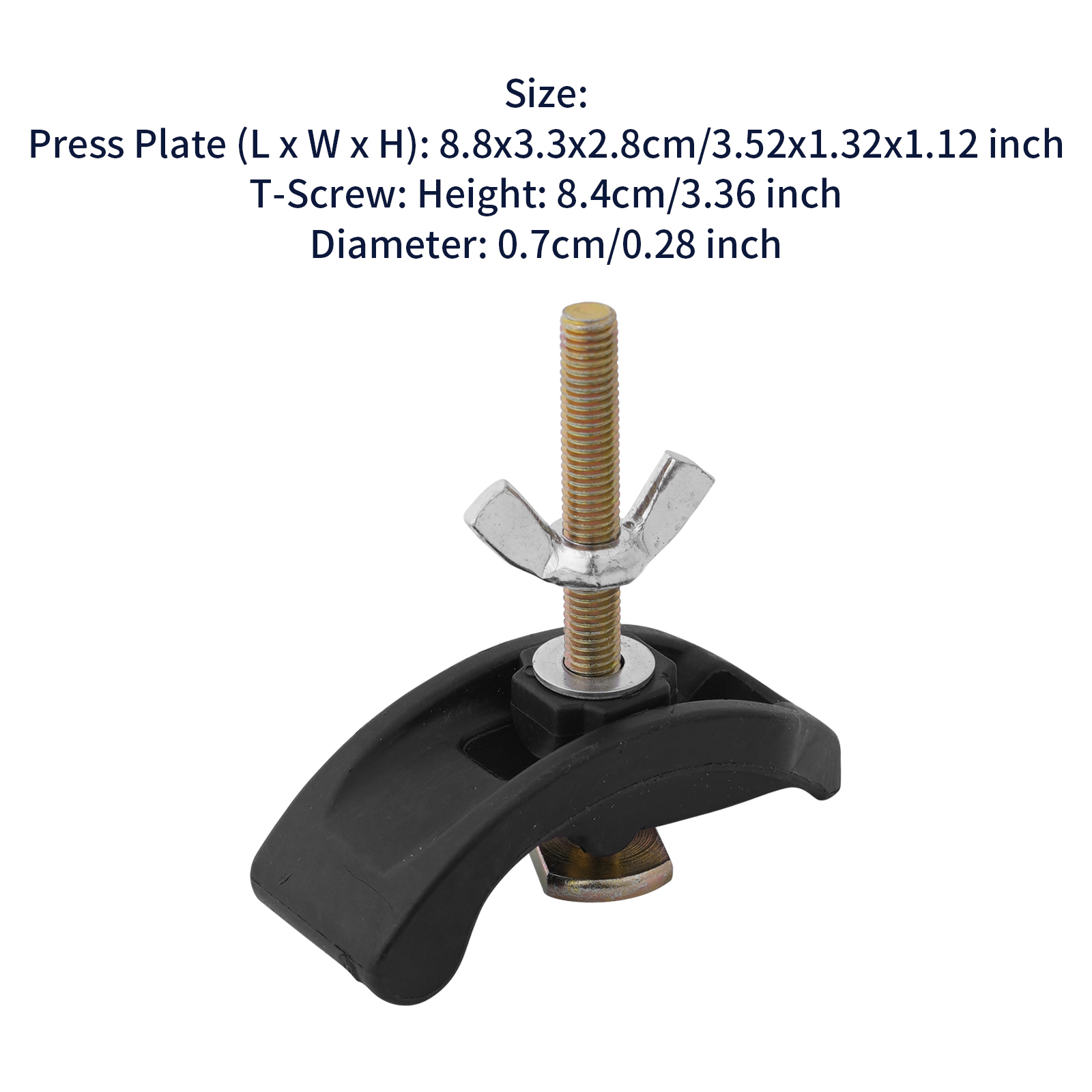 1Pc 85Mm Boog Plaat Set Cnc Frezen Graveermachine Onderdelen Druk Plaat Klem Armatuur Voor T-Slot werken Tafel