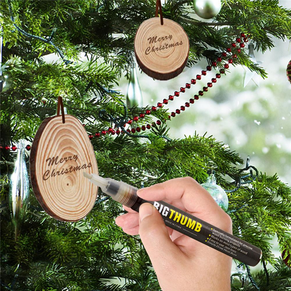 Wood Burning Pen Marker - Chemical Wood Burning Marker - Scorch Pen for DIY Wood Projects