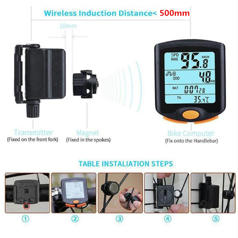 Compteur De Vélo GPS – Ordinateur De Cyclisme Extérieur Pour Longue Distance