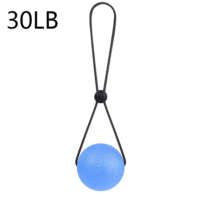 Pelota antiestrés portátil para apretar, pelota para aliviar el estrés, fortalece el ejercicio de mano y alivia la tensión, ideal para niños y adultos: 30LB Blue