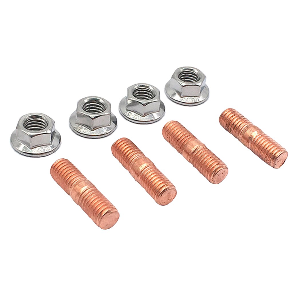 Kit 8 Goujons Turbo Filetés M8 1.25 - Pour Collecteur D'échappement, Haute Résistance, Voiture - 6