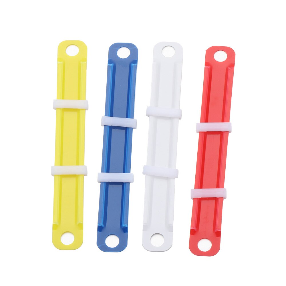 50PCs File Paper Binding Clip Two-Hole Loose-leaf File Folder Hinged Rings Document Fastener Office Document Storage Supplies
