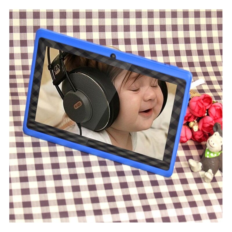 7 Inch Android Google Tablet Pc 4.2.2 8Gb 512Mb DDR3 Quad-Core Camera Capacitieve Touchscreen 1.5ghz Wifi Blauw