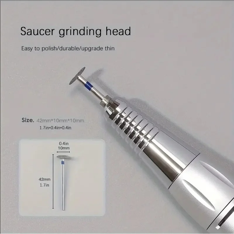 Cabeça de remoção diamante elétrica broca do prego disco moagem rebarbas t moinhos moedor cutícula cortador arte ferramentas polimento bits