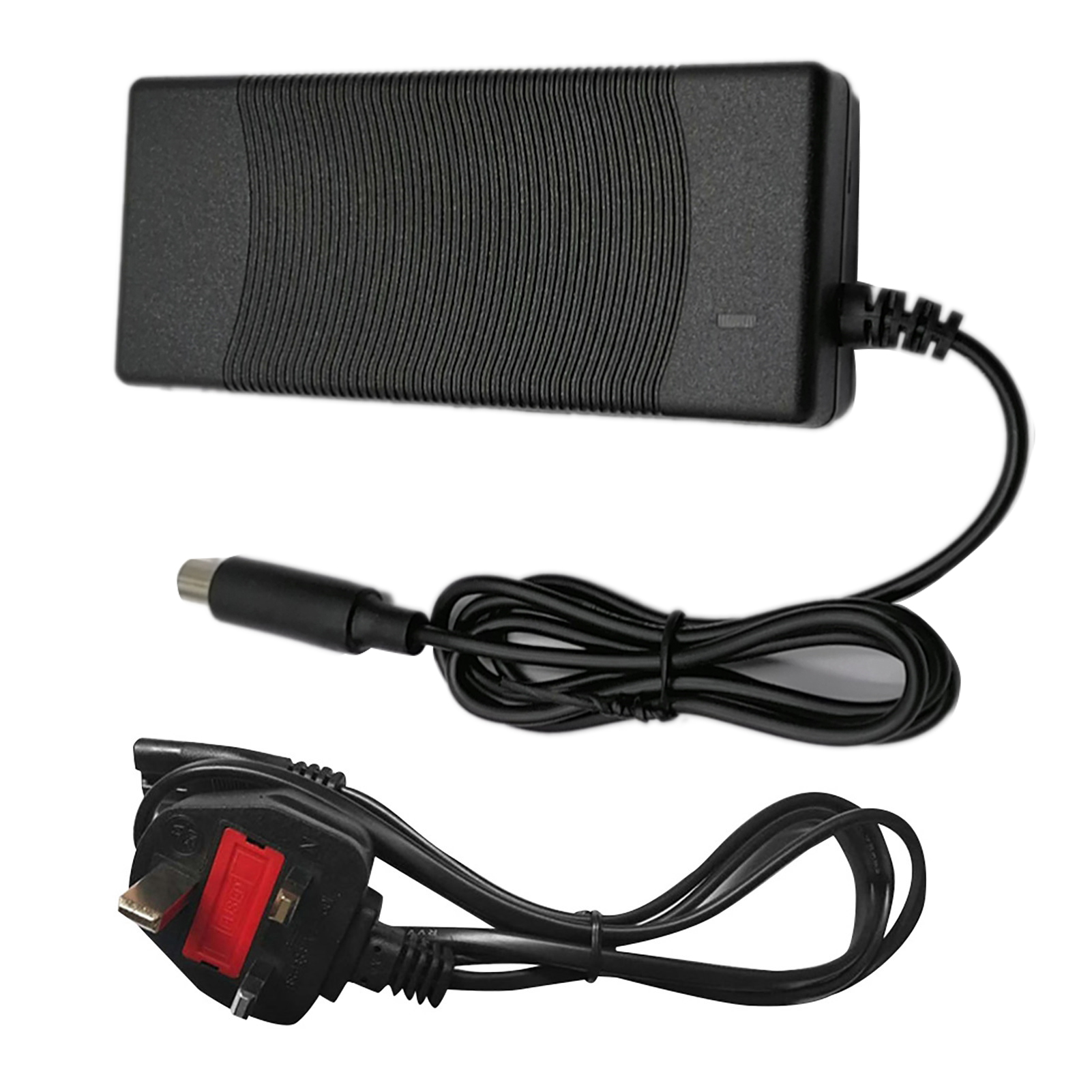 Adaptador de batería de repuesto para patinete eléctrico, 42V, 2a: Rojo
