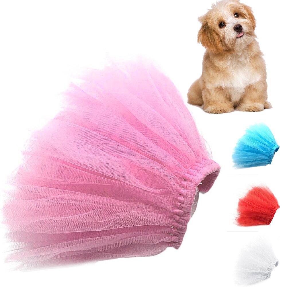 Zachte Tutu Mesh Mooie Honden Katten Cosplay Comfortabel Kostuum Ademend Lente Pet Rok