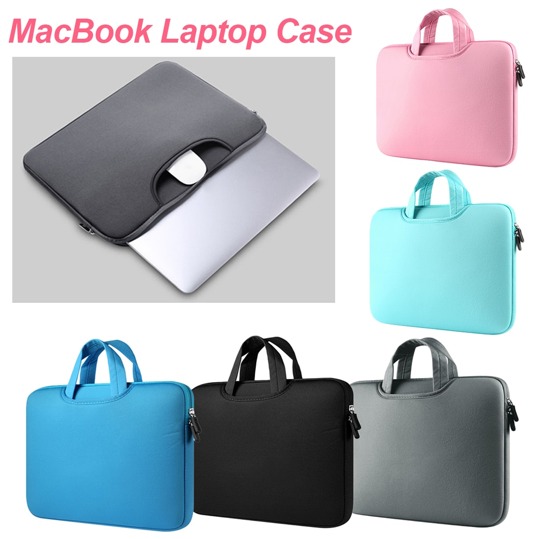 Saco do portátil luva saco caso do portátil para macbook ar pro retina 11.6 13.3 15.4 15.6 cover cover cover para xiaomi huawei dell capa de notebook